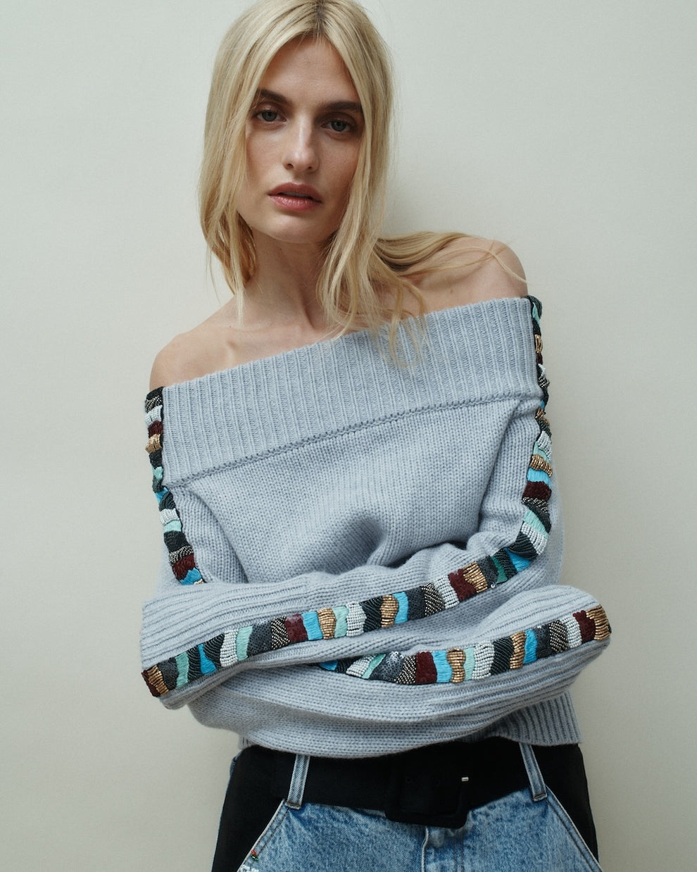 Hellessy Trevor Sweater in Grey