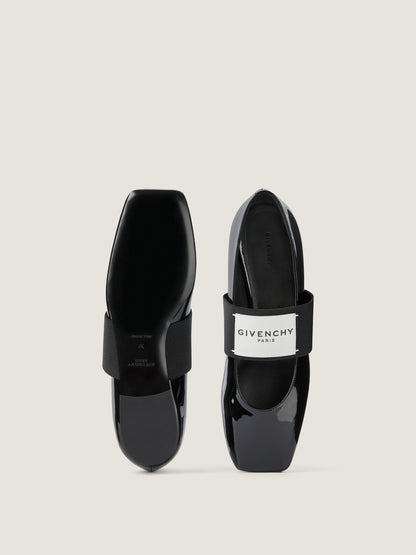 Givenchy Sliced Square Ballerina in Black