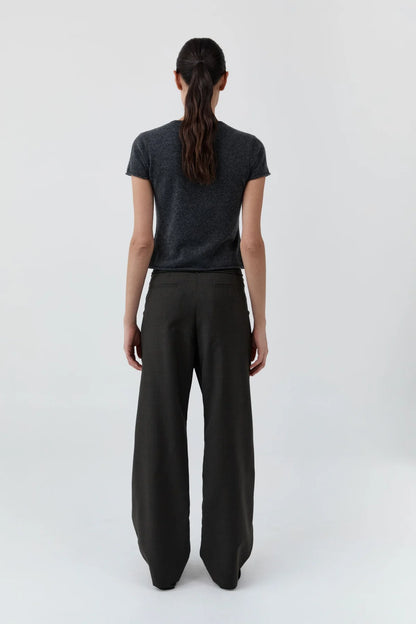 St. Agni Wrap Rouleau Pants in Umber