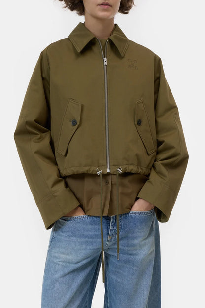 CLOSED Sportive Blouson in Deep Olive