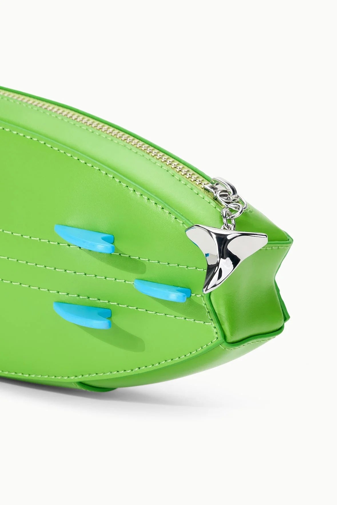 Staud Surfboard Clutch in Sprout