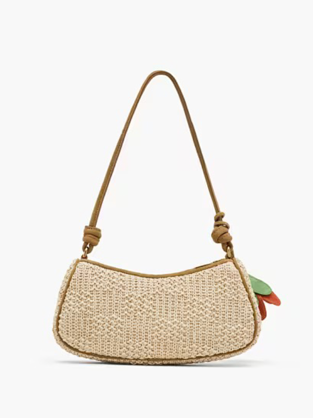 Marc Jacobs The Summer Woven Charm Shoulder Bag in Natural