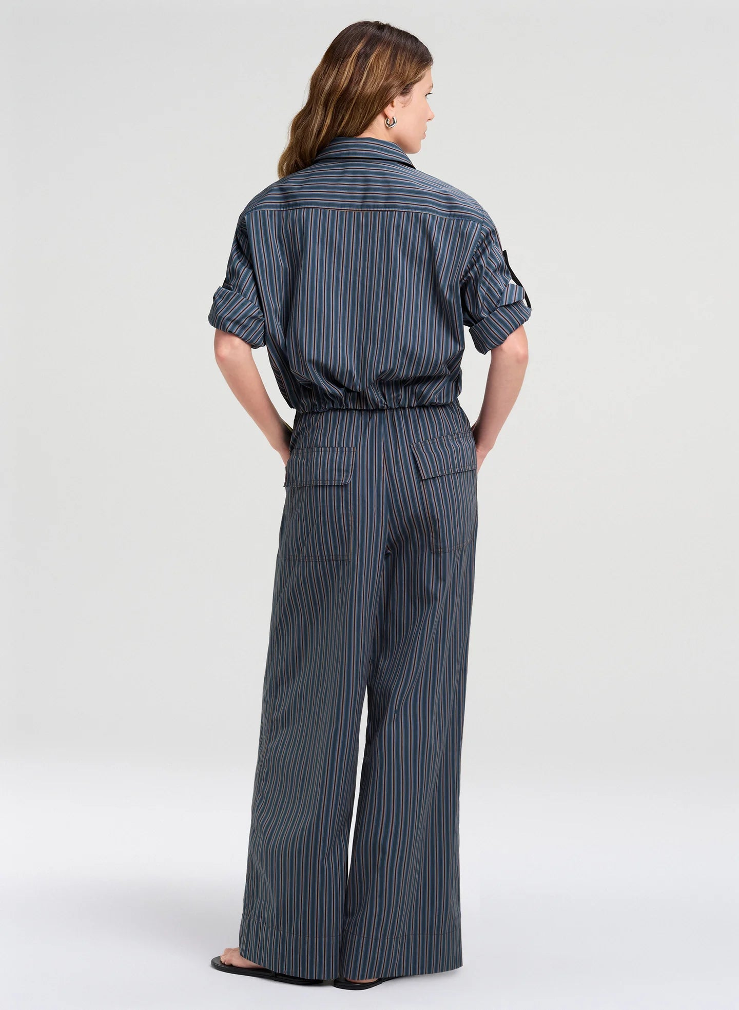 ALC Leo Top in Carbon Blue Multi