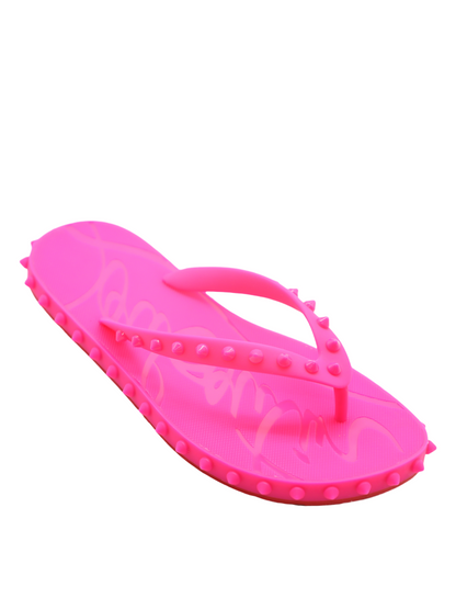 Christian Louboutin Super Loubi Flip Donna Flat Sandal in Pinup | In-Store Only