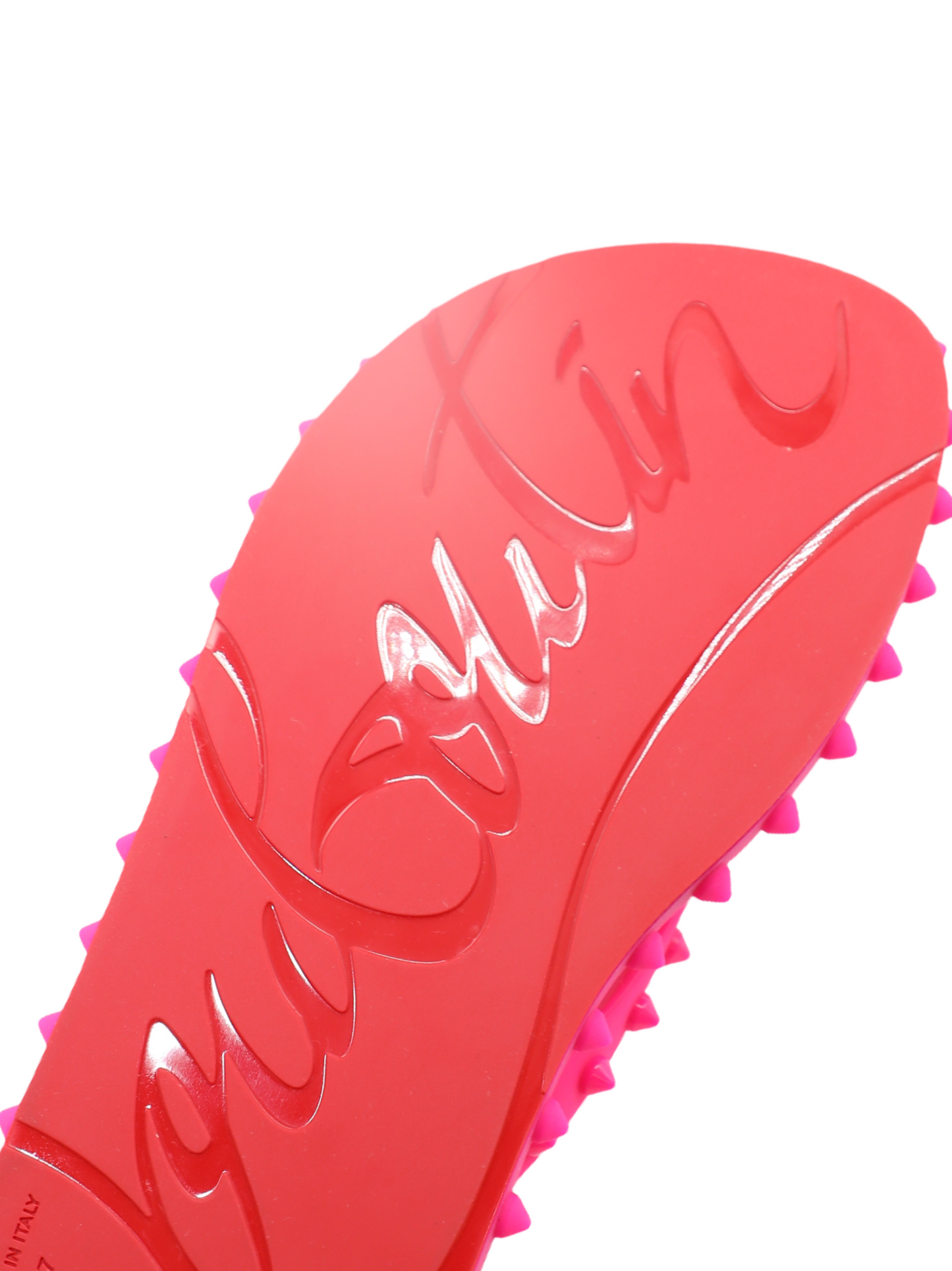 Christian Louboutin Super Loubi Flip Donna Flat Sandal in Pinup