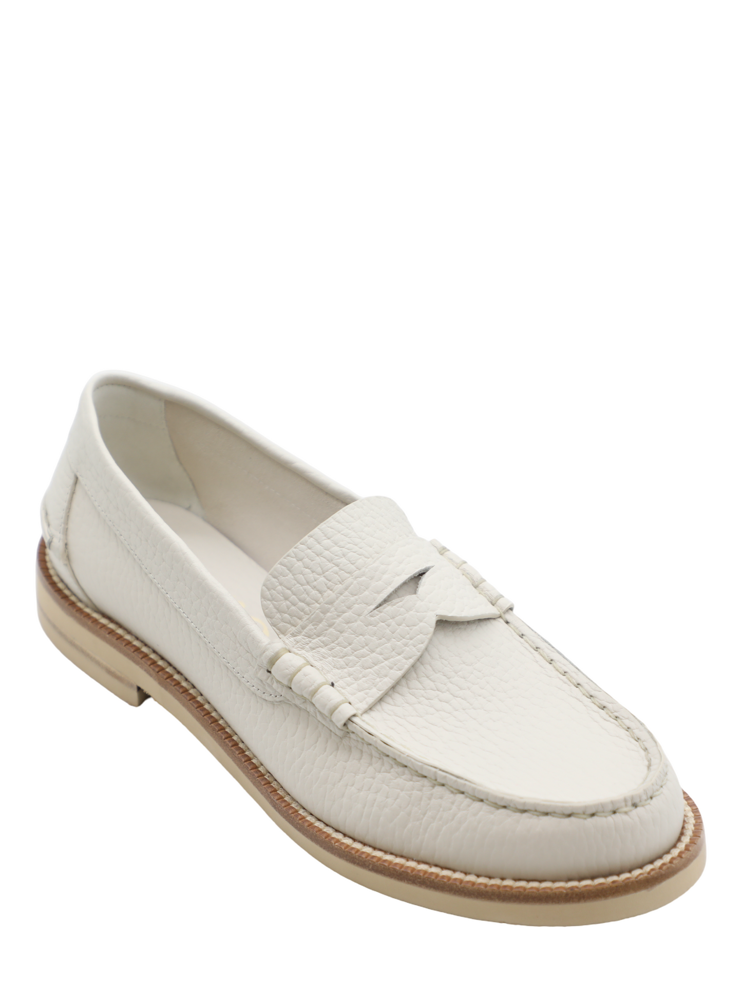 Pedro Garcia Sabela Loafer in Basmati Cervo-Mandorla