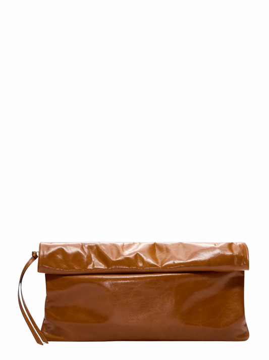 TWP North Moore St Clutch Bag in Shiny Crinkled Leather (More Colors)
