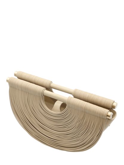 Cult Gaia Lou Clutch in Sand