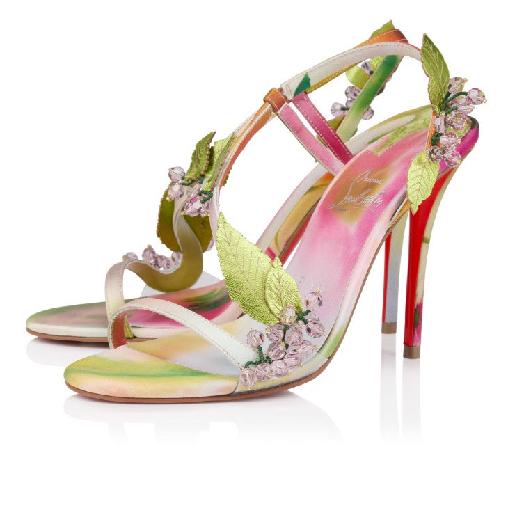 Christian Louboutin Rosa Fruit 100 Sandals Botanica | In-Store Only