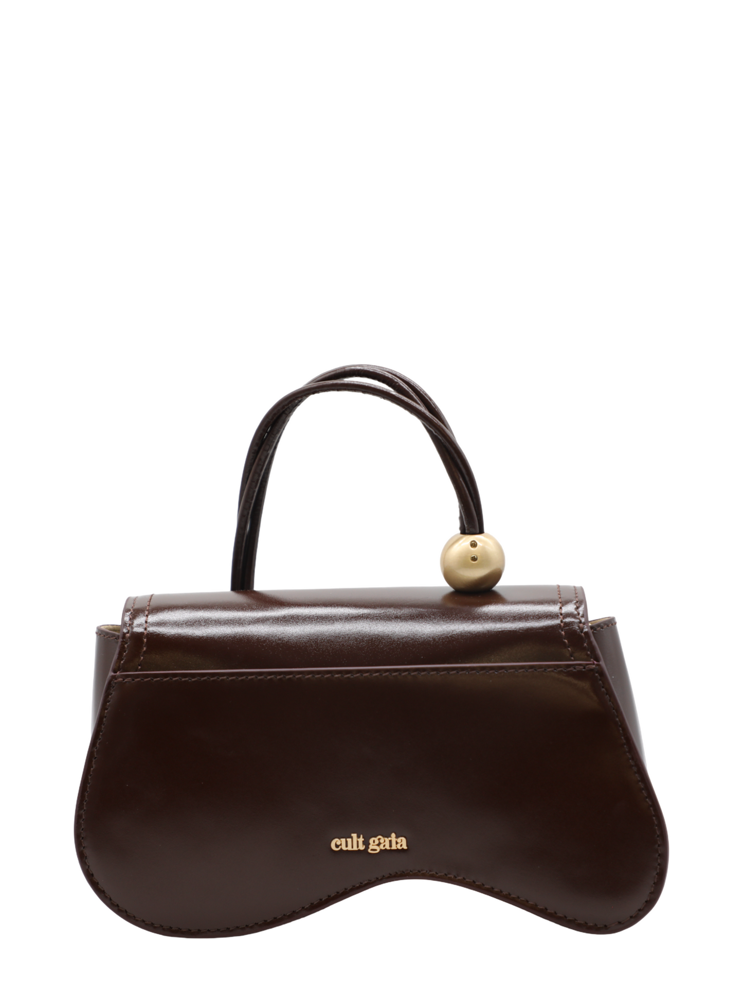 Cult Gaia Kazia Crossbody Bag in Espresso