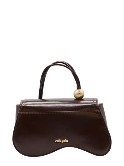 Cult Gaia Kazia Crossbody Bag in Espresso
