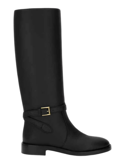 Gianvito Rossi Luxor Varenne Riding Boot in Black