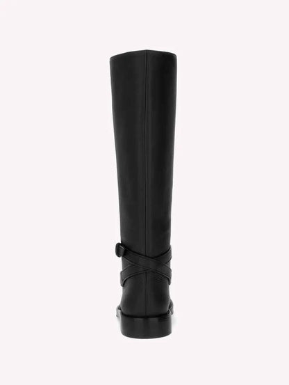 Gianvito Rossi Luxor Varenne Riding Boot in Black