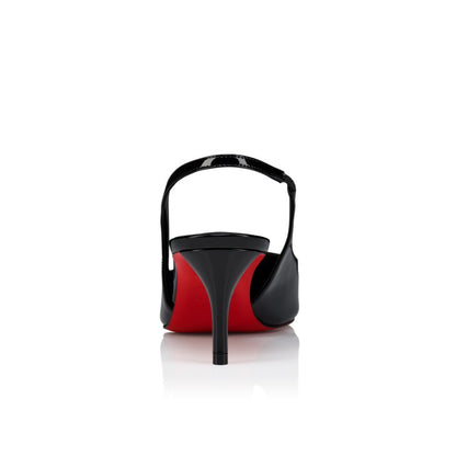 Christian Louboutin Miss Z Sling Back 60 Patent Heel in Black | In-Store Only