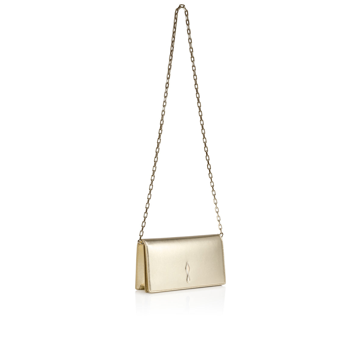 Christian Louboutin Bettina Clutch in Platine | In-Store Only