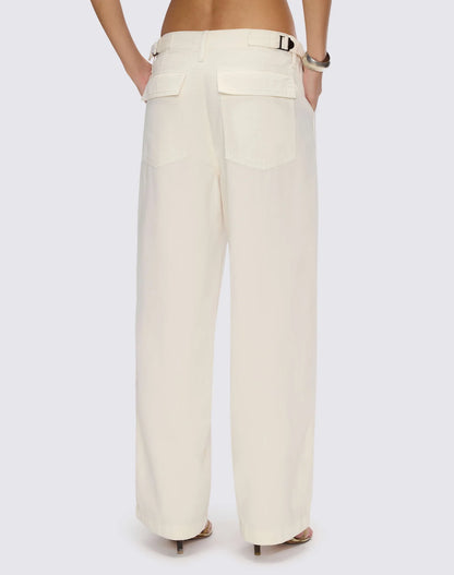 Re/Done Trooper Pant in Crema