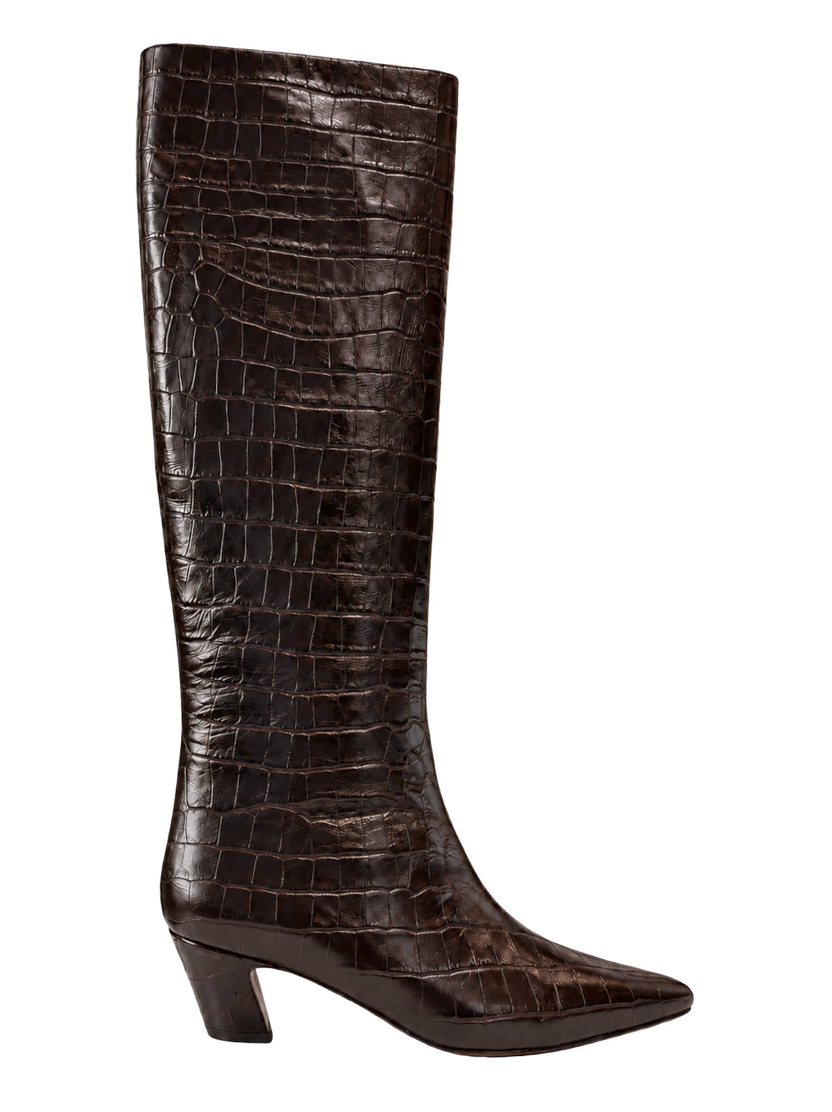 Loeffler Randall Marley Kicked Heel Tall Boot in Ebony