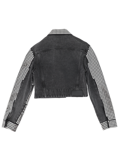 Stella McCartney Mirror-Embellished Denim Jacket