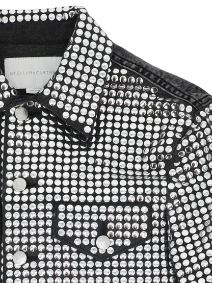 Stella McCartney Mirror-Embellished Denim Jacket