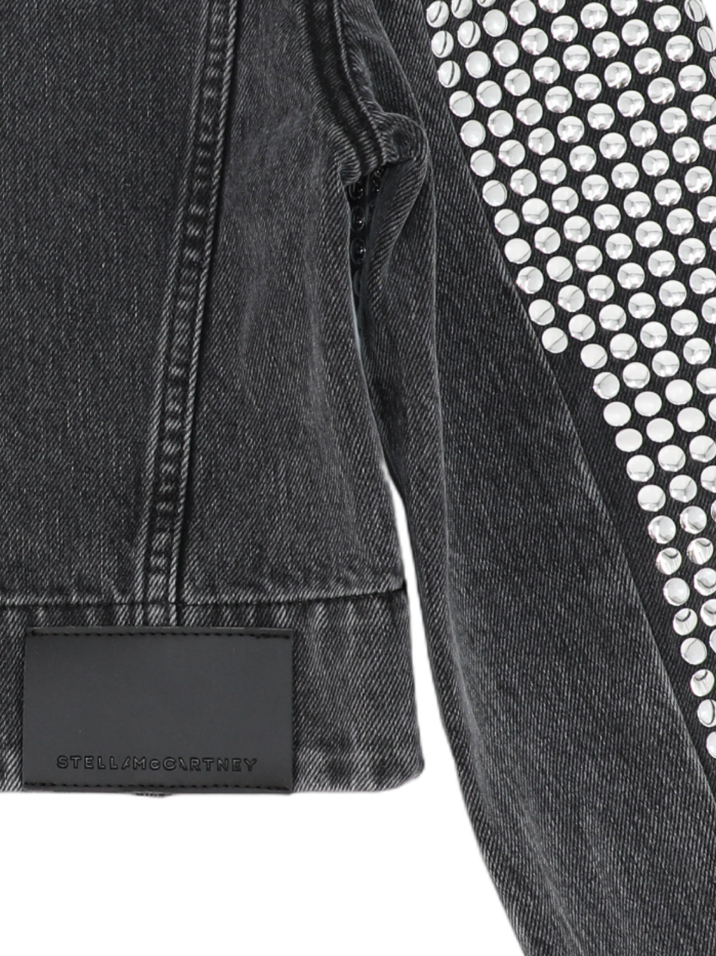 Stella McCartney Mirror-Embellished Denim Jacket