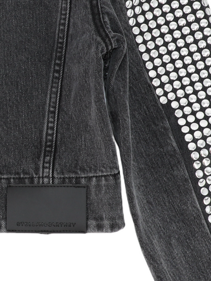 Stella McCartney Mirror-Embellished Denim Jacket