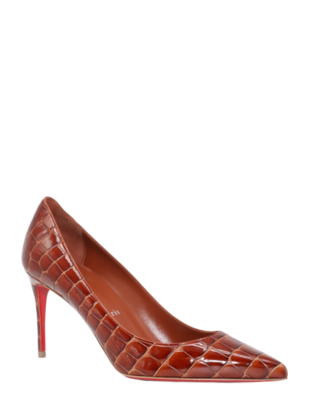 Christian Louboutin Kate 85 Calf Pump Heel in Acajou | In-Store Only