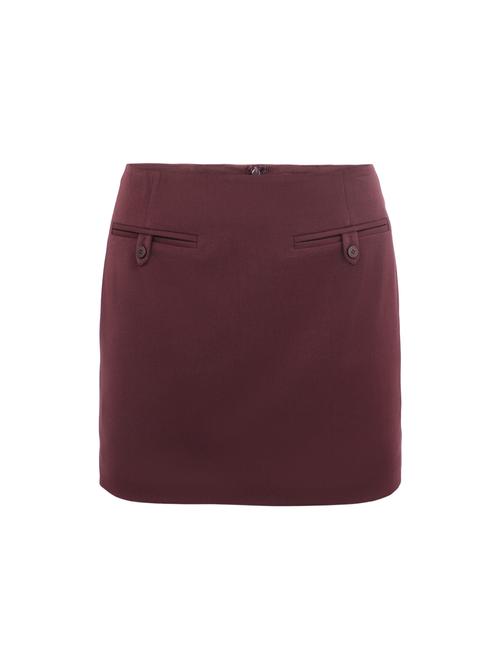 Staud Annette Skirt in Merlot