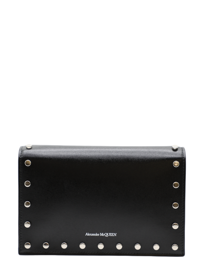 Alexander McQueen Small Skull Bag in Black/Silver