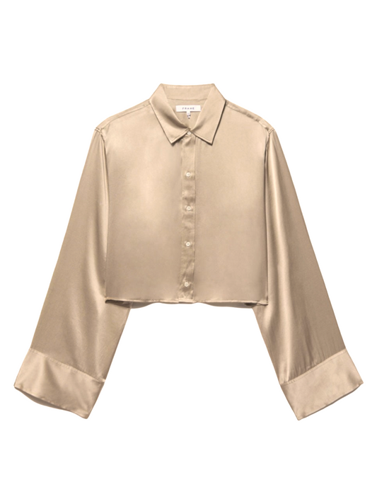 Frame Cropped Wide Sleeve Shirt