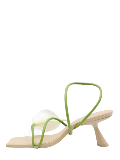 Cult Gaia Ria Sandal in White Multi