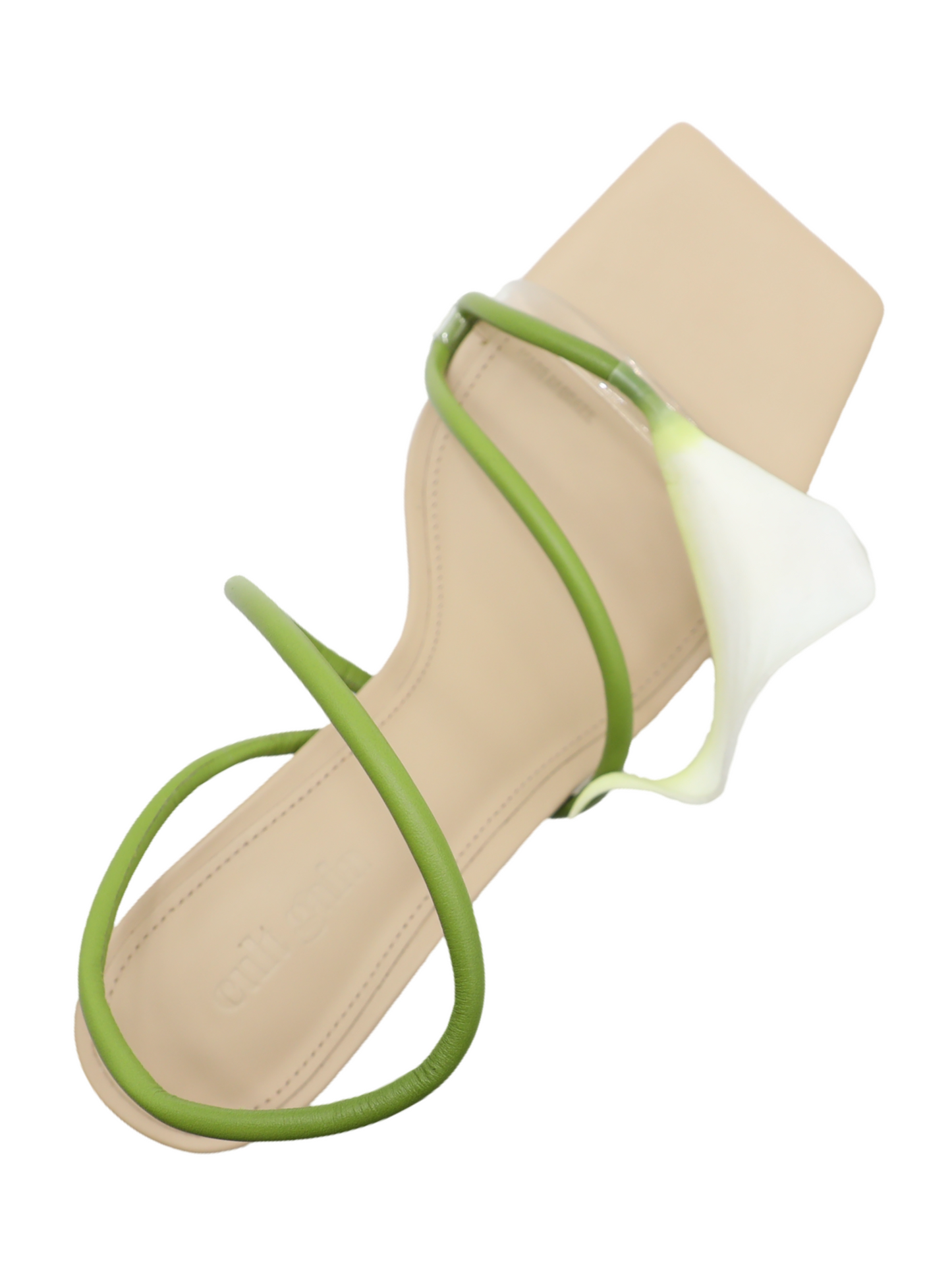 Cult Gaia Ria Sandal in White Multi