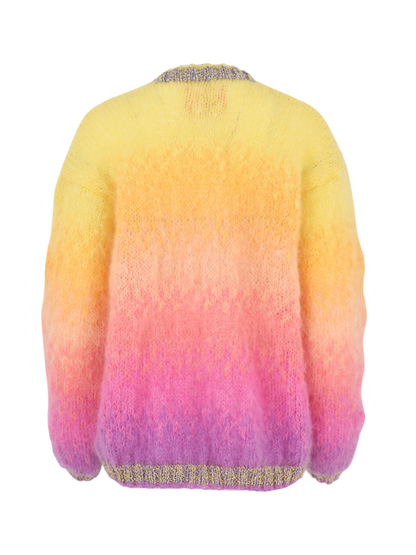 Rose Carmine Little Jacket in Jaune Lilas