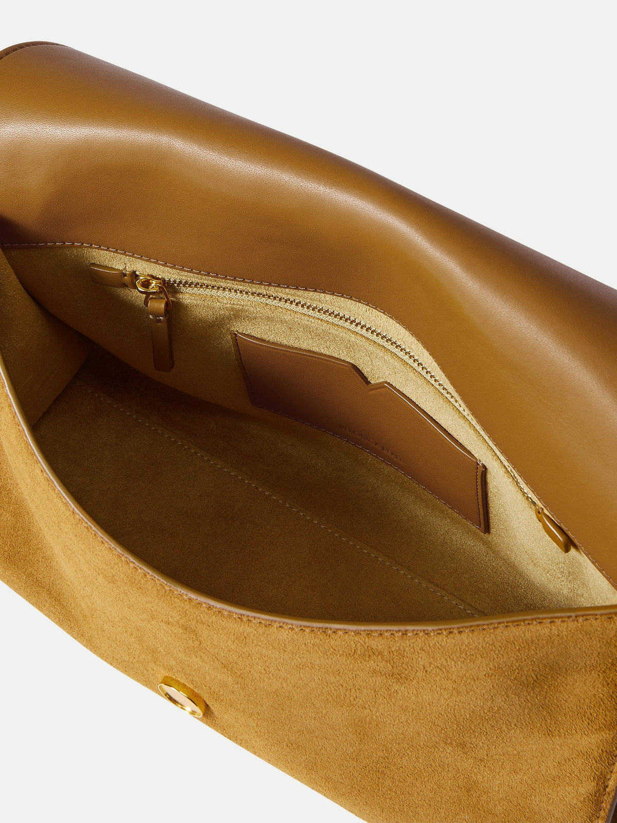 Veronica Beard Cabochon Stone Embellished Edit Bag in Acorn