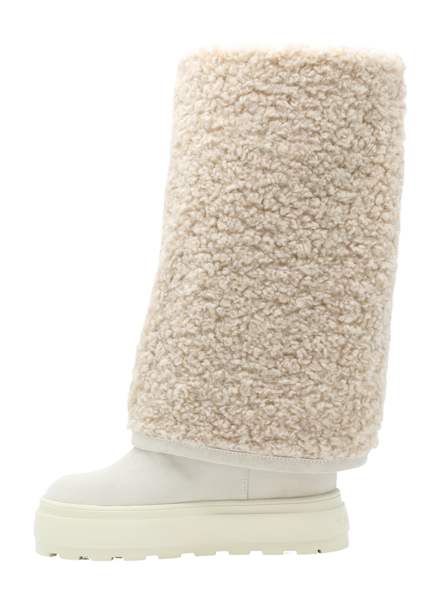 Casadei Double Face Apres Sky Boot in Yogurt Milk