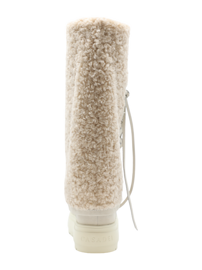 Casadei Double Face Apres Sky Boot in Yogurt Milk