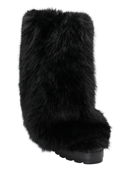 Casadei Double Face Sub Zero Boot in Nero