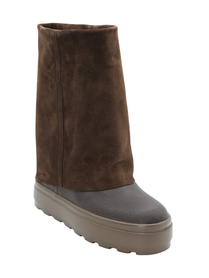Casadei Double Face Nomad Boot in Cacao