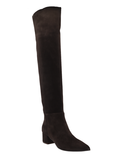 Gianvito Rossi Suede Boots in Moka