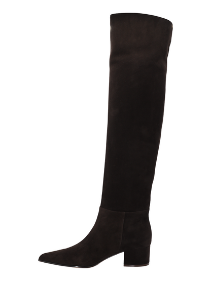 Gianvito Rossi Suede Boots in Moka