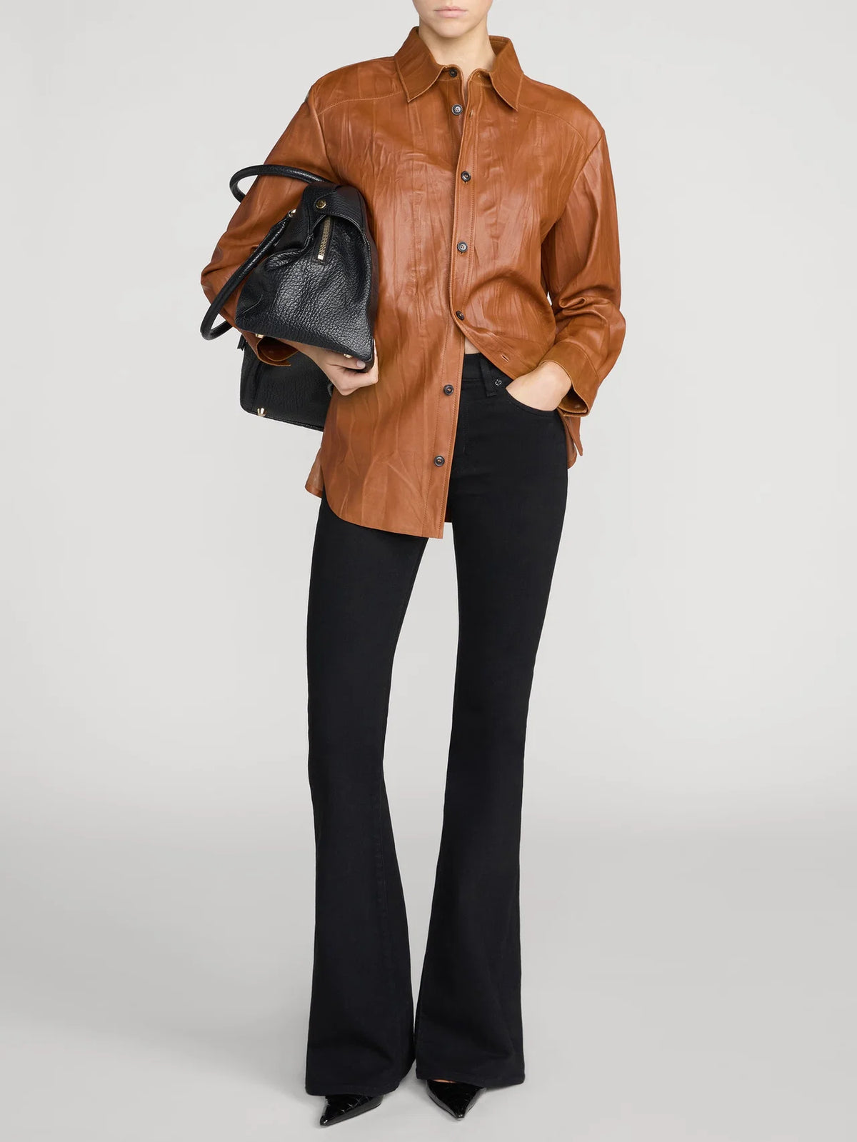 Frame The Flare Jean in Black