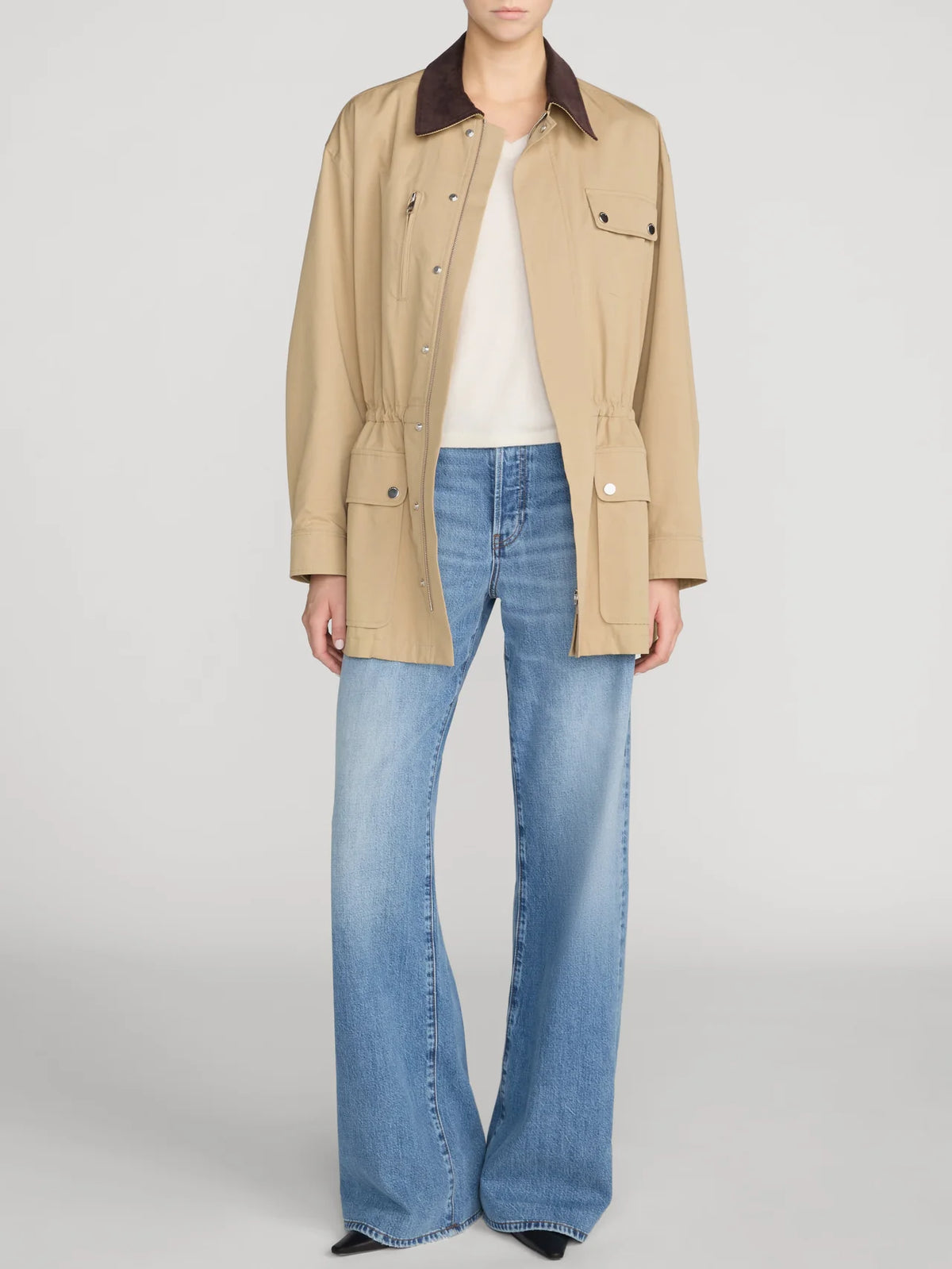Frame Denim The Off Duty Loose Jean in Flutter