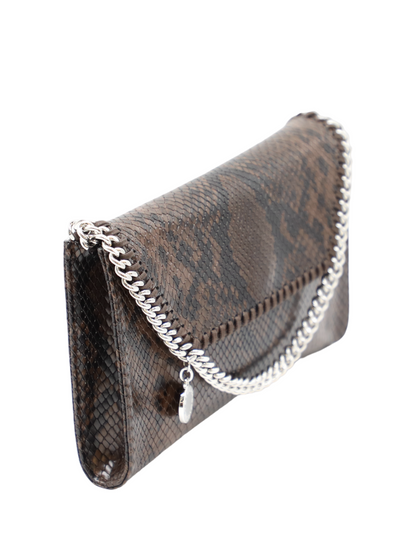 Stella McCartney Falabella Wallet Crossbody Bag in Espresso