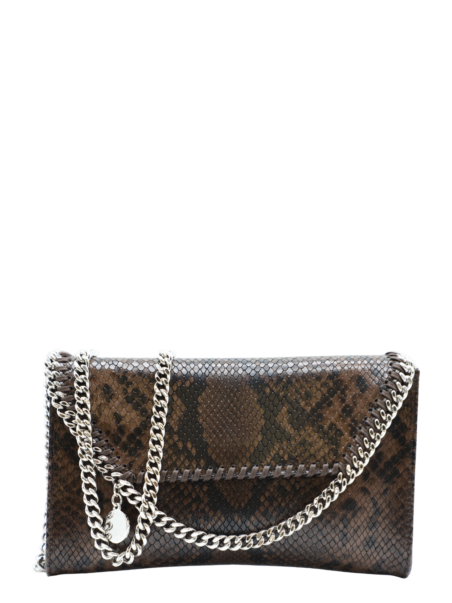 Stella McCartney Falabella Wallet Crossbody Bag in Espresso