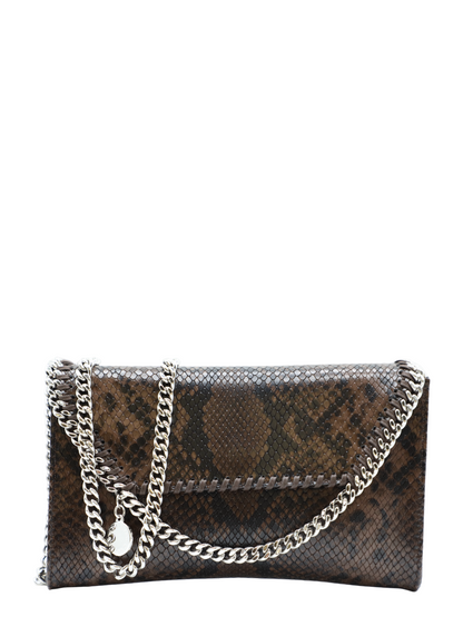 Stella McCartney Falabella Wallet Crossbody Bag in Espresso