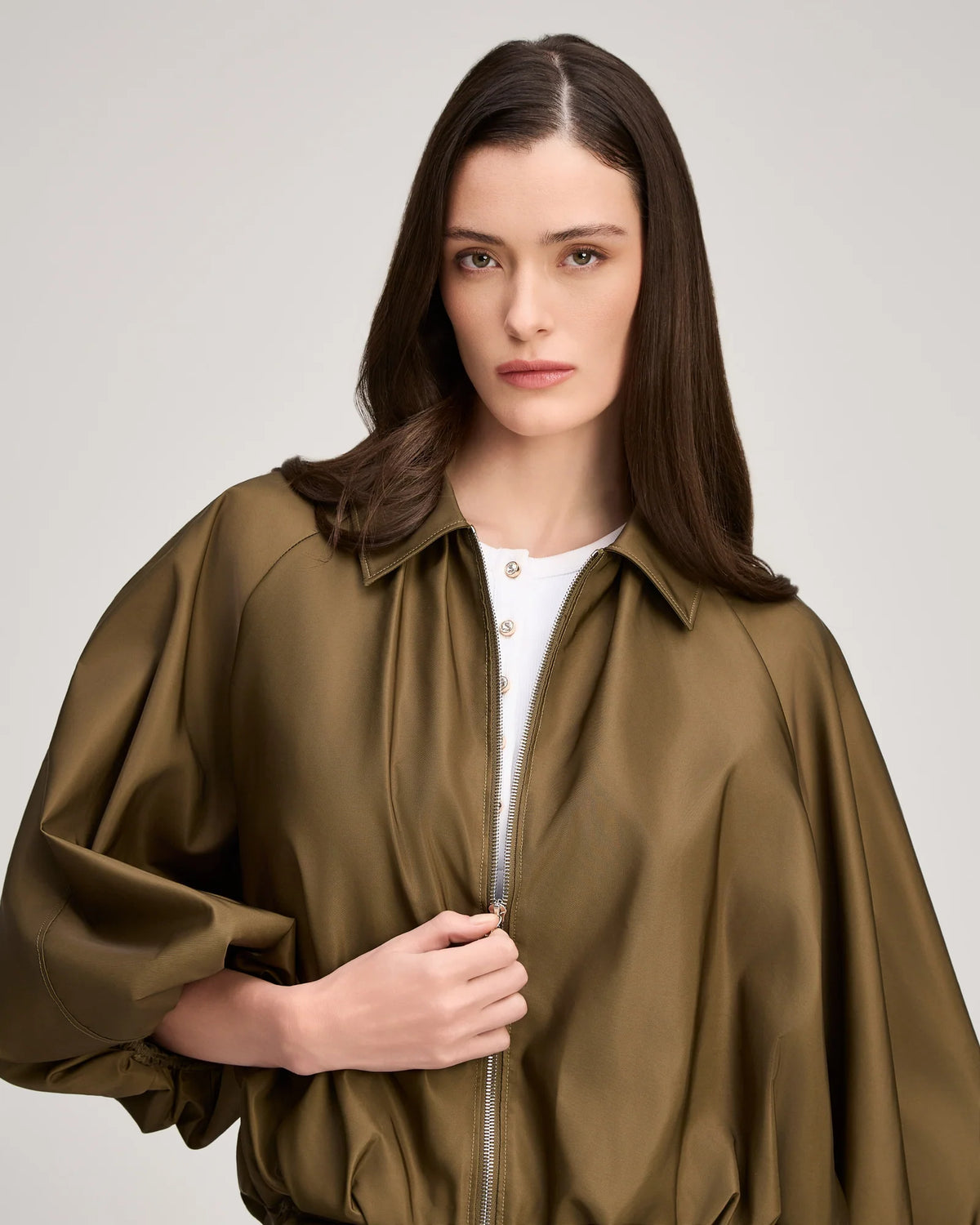 Cinq à Sept Paulina Jacket in Dark Olive