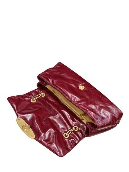 Cult Gaia Fiore Convertible Crossbody Bag in Winter Plum