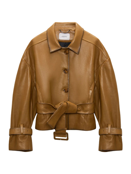Dorothee Schumacher Sleek Statement Jacket in Saffron