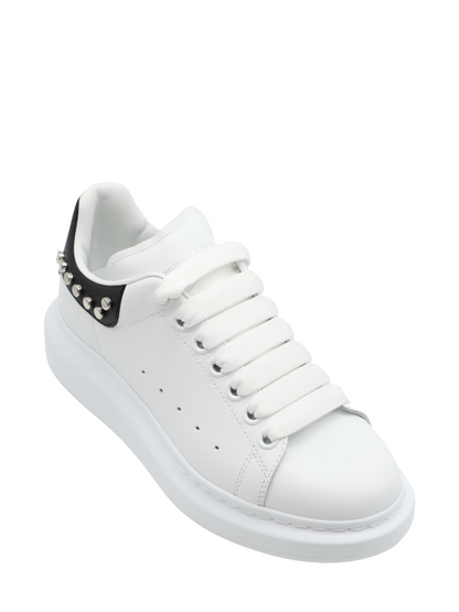 Alexander McQueen Sneakers in White/Black/Silver 9067