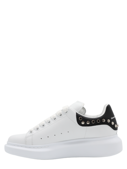 Alexander McQueen Sneakers in White/Black/Silver 9067