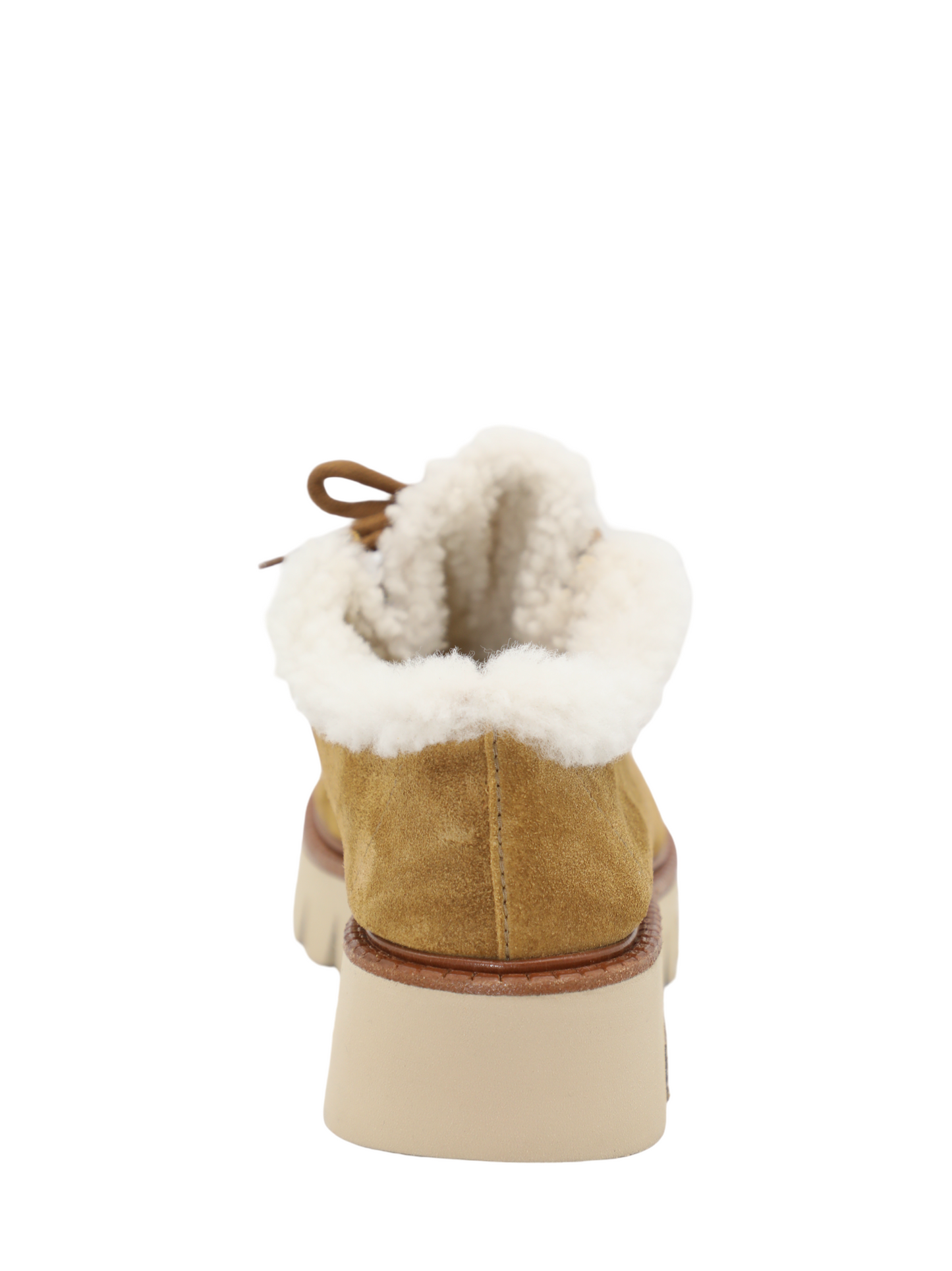 Pedro Garcia Soe Lace-Up Loafer in Alpaca Velour Shearling